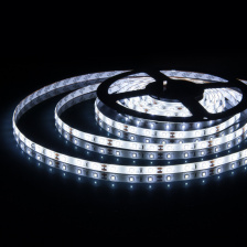 Светодиодная лента  Лента светодиодная 12V 4,8W 60Led 2835 IP65 холодный белый, 5м