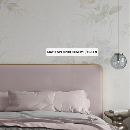 Светильник подвесной Crystal Lux MAYO SP1 D200 CHROME/GREEN фото 4