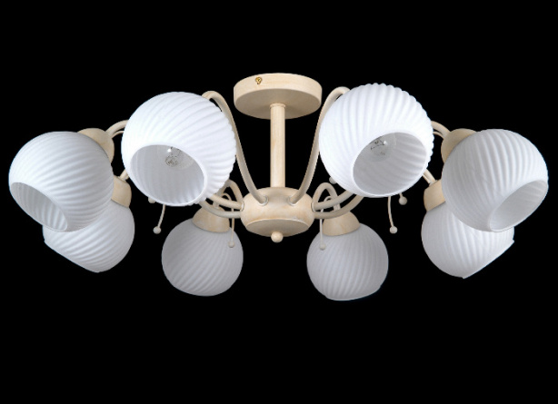 Потолочная люстра Скандинавская классика 75146/8C BEIGE GOLD фото 2