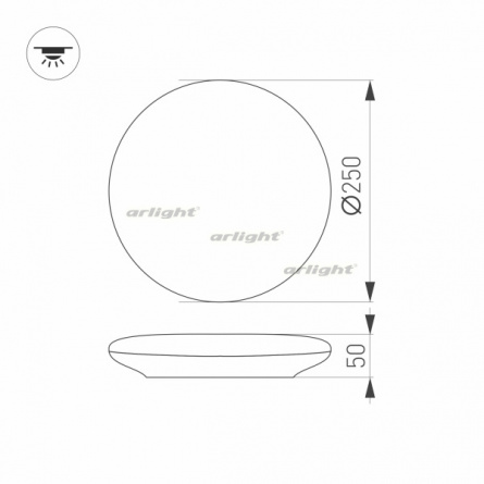 Потолочный светильник FRISBEE 030110 фото 3
