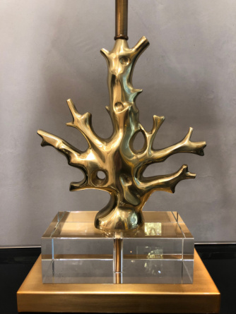 Интерьерная настольная лампа Table Lamp BT-1004 brass фото 2