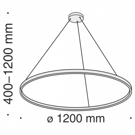Подвесной светильник Rim MOD058PL-L65BS4K фото 3