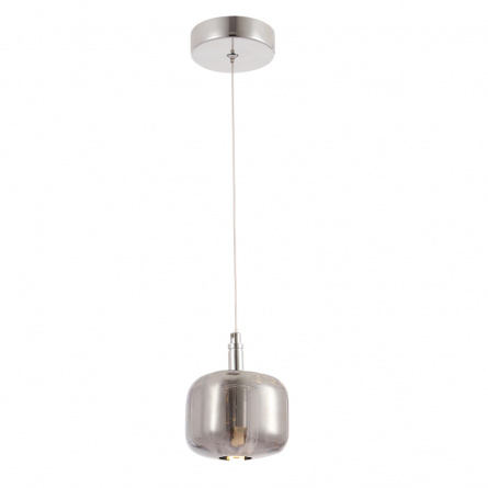Светильник подвесной Crystal Lux BOX SP1 CHROME/SMOKE фото 3