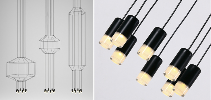 Люстра Wireflow Chandelier 0374 Suspension lamp фото 2
