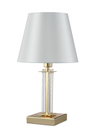 Настольная лампа Crystal Lux NICOLAS LG1 GOLD/WHITE фото 1